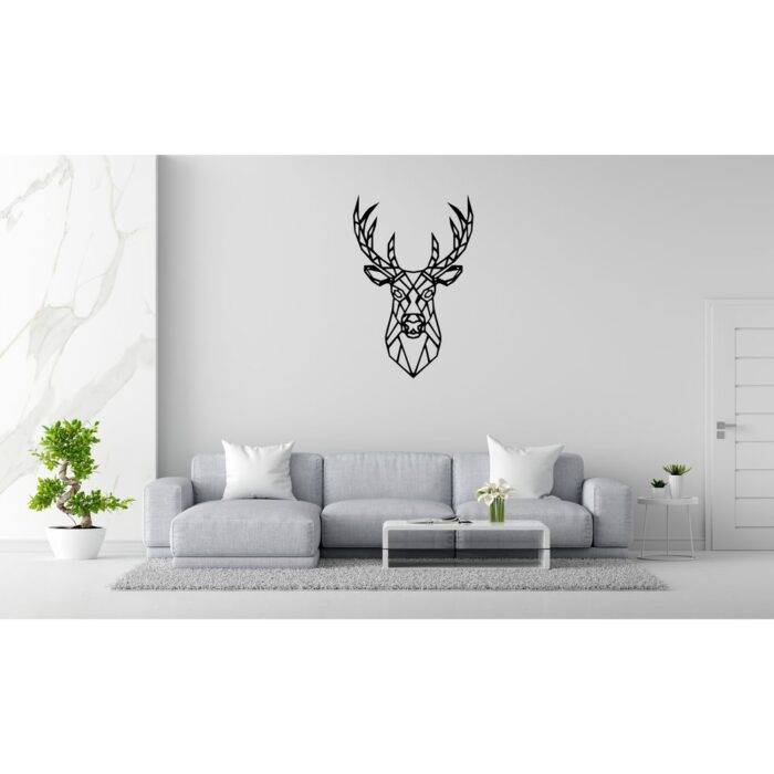 Tableau Cerf Geometrique