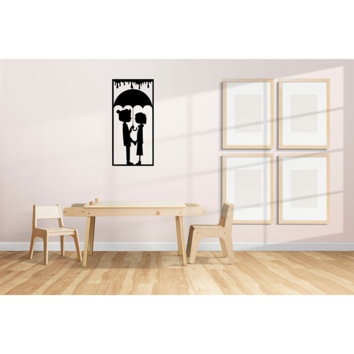 Tableau Couple Parapluie