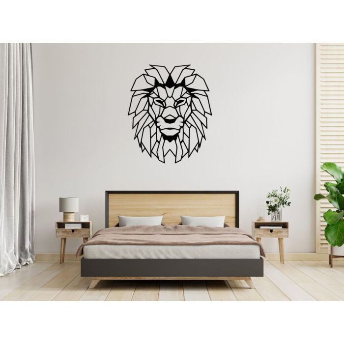 lion_geometrique Tableau Lion Geometrique